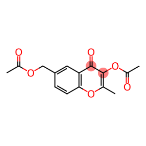 (3-Acetoxy-2-methyl-4-oxo-4H-chromen-6-yl)methyl acetate