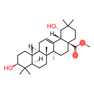 Olean-12-en-28-oic acid, 3,19-dihydroxy-, methyl ester, (3β,19α)- (9CI)
