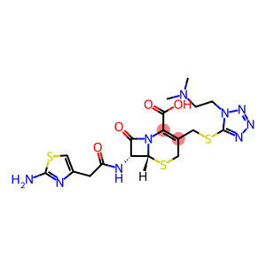 7b-[2-(Aminothiazol-4-yl)acetamido]-3-[[[1-(2-dimethylaminoethyl)-1H-tetrazol-5-yl]thio]methyl]ceph-3-em-4-carboxylic Acid