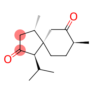 [1R-(1alpha,4beta,5beta,8S*)]-1-isopropyl-4,8-dimethylspiro[4.5]decane-2,7-dione