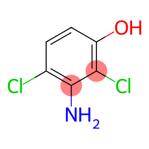 2,4-dichloro-1-hydroxy-3-aminobenzene