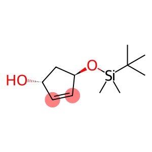 2-Cyclopenten-1-ol, 4-[[(1,1-dimethylethyl)dimethylsilyl]oxy]-, (1R,4R)-