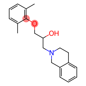 1-(3,4-dihydro-2(1H)-isoquinolinyl)-3-(2,6-dimethylphenoxy)-2-propanol