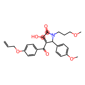 2H-Pyrrol-2-one, 1,5-dihydro-3-hydroxy-5-(4-methoxyphenyl)-1-(3-methoxypropyl)-4-[4-(2-propen-1-yloxy)benzoyl]-