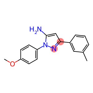 1-(4-METHOXYPHENYL)-3-M-TOLYL-1H-PYRAZOL-5-AMINE