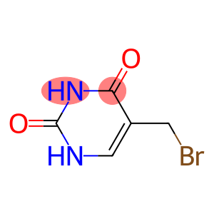 2,4(1H,3H)-Pyrimidinedione, 5-(bromomethyl)-, labeled with tritium (9CI)