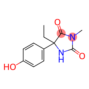 5-(p-Hydroxyphenyl)-3-methyl-5-ethyl-imidazolidine-2,4-dione