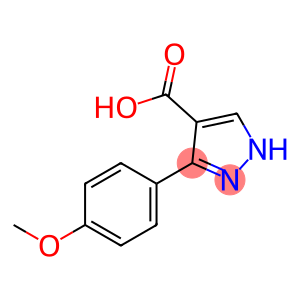 1H-Pyrazole-4-carboxylic acid, 3-(4-methoxyphenyl)-