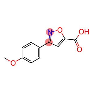 3-(4-甲氧基苯基)异恶唑-5-羧酸