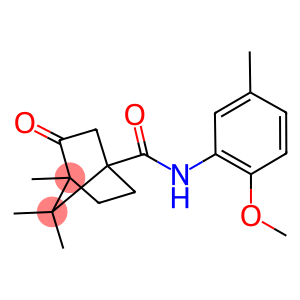 N-(2-methoxy-5-methylphenyl)-4,7,7-trimethyl-3-oxobicyclo[2.2.1]heptane-1-carboxamide