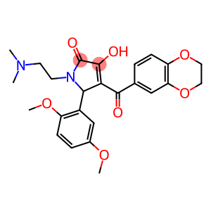 4-(2,3-dihydro-1,4-benzodioxin-6-ylcarbonyl)-5-(2,5-dimethoxyphenyl)-1-[2-(dimethylamino)ethyl]-3-hydroxy-1,5-dihydro-2H-pyrrol-2-one