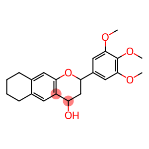 2-(3,4,5-trimethoxyphenyl)-3,4,6,7,8,9-hexahydro-2H-benzo[g]chromen-4-ol