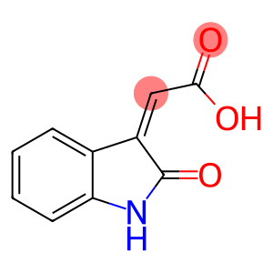 Acetic acid, (1,2-dihydro-2-oxo-3H-indol-3-ylidene)-, (Z)- (9CI)