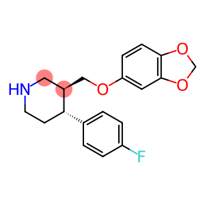 3-[(1,3-benzodioxol-5-yloxy)methyl]-4-(4-fluorophenyl)piperidine