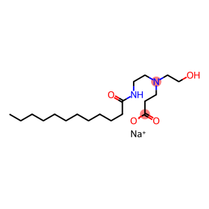 sodium N-(2-hydroxyethyl)-N-[2-[(1-oxododecyl)amino]ethyl]-beta-alaninate