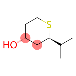 2H-Thiopyran-4-ol, tetrahydro-2-(1-methylethyl)-, (2R,4R)- (9CI)