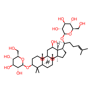 b-D-Glucopyranoside, (3b,12b)-12-hydroxydammar-24-ene-3,20-diyl bis-