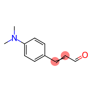 3-[4-(Dimethylamino)phenyl]prop-2-enal, N,N-Dimethyl-4-(3-oxoprop-1-en-1-yl)aniline
