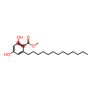 Benzoic acid, 2,4-dihydroxy-6-tridecyl-, methyl ester