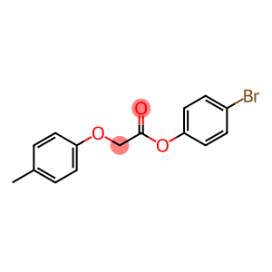 Acetic acid, (4-methylphenoxy)-, 4-bromophenyl ester