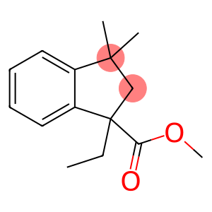 1H-Indene-1-carboxylic acid, 1-ethyl-2,3-dihydro-3,3-dimethyl-, methyl ester