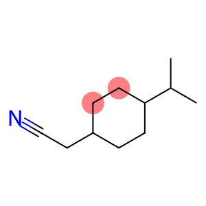 Cyclohexaneacetonitrile, 4-(1-methylethyl)- (9CI)