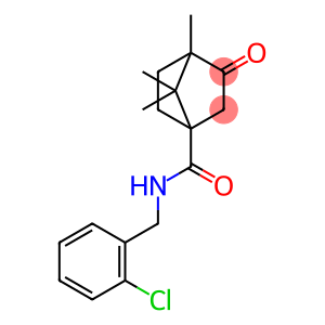 (4R)-N-(2-氯苯甲基)-4,7,7-三甲基-3-氧亚基二环[2.2.1]庚烷-1-甲酰胺