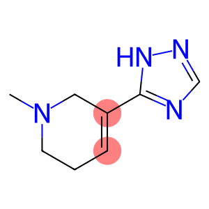 Pyridine, 1,2,3,6-tetrahydro-1-methyl-5-(1H-1,2,4-triazol-3-yl)- (9CI)