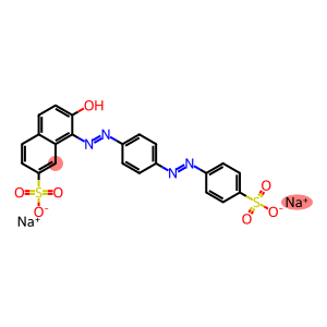 7-Hydroxy-8-[[4-[(4-sodiosulfophenyl)azo]phenyl]azo]naphthalene-1-sulfonic acid sodium salt