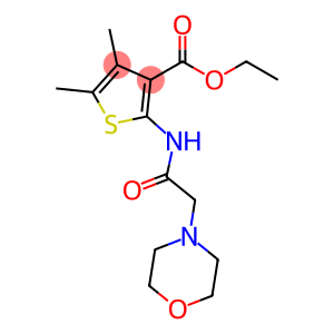 ethyl 4,5-dimethyl-2-[(4-morpholinylacetyl)amino]-3-thiophenecarboxylate