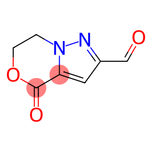 4H-Pyrazolo[5,1-c][1,4]oxazine-2-carboxaldehyde, 6,7-dihydro-4-oxo-