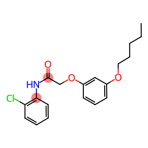 N-(2-chlorophenyl)-2-[3-(pentyloxy)phenoxy]acetamide