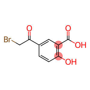 5-(2-bromoacetyl)-2-hydroxy-benzoic acid