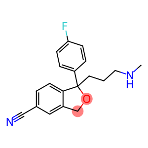 1-[3-(Methylamino)propyl]-1-(4-fluorophenyl)-1,3-dihydro-5-isobenzofurancarbonitrile