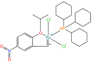 Tricyclohexylphosphine(2-i-propoxy-5-nitrobenzylidene)dichlororuthenium(II) Nitro-Grela 1 gen.