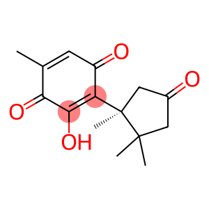 3-Hydroxy-5-methyl-2-[(S)-1,2,2-trimethyl-4-oxocyclopentyl]-2,5-cyclohexadiene-1,4-dione