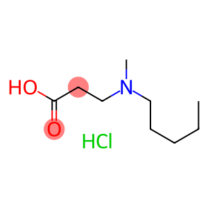 3-(N-methylpentylamino)propionic acid hcl (intermediate of diphosphonate)