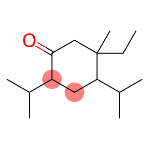 5-Ethyl-5-methyl-2,4-bis(1-methylethyl)cyclohexan-1-one