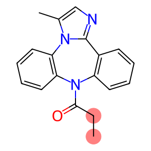 3-Methyl-9-propionyl-9H-dibenz[b,f]imidazo[1,2-d][1,4]diazepine