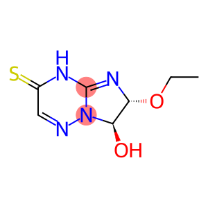 Imidazo[1,2-b][1,2,4]triazine-3(4H)-thione, 6-ethoxy-6,7-dihydro-7-hydroxy-, (6R,7R)-rel-