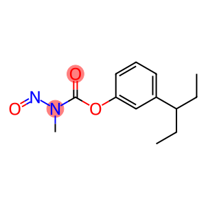 Methylnitrosocarbamic acid 3-(pentan-3-yl)phenyl ester