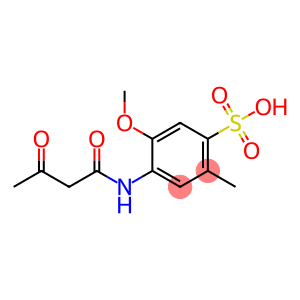 4-[(1,3-dioxybutyl)amino]-5-methoxy-2-methyl-benzenesulfonic acid