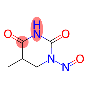 2,4(1H,3H)-Pyrimidinedione, dihydro-5-methyl-1-nitroso-