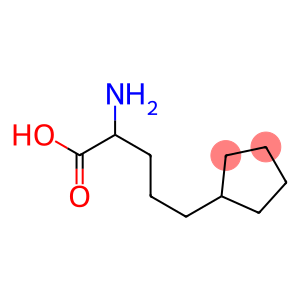 Cyclopentanepentanoic acid, a-amino-