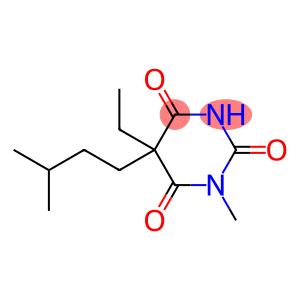 2,4,6(1H,3H,5H)-Pyrimidinetrione, 5-ethyl-1-methyl-5-(3-methylbutyl)-