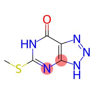 5-(Methylthio)-3,6-dihydro-7H-[1,2,3]triazolo[4,5-d]pyrimidin-7-one