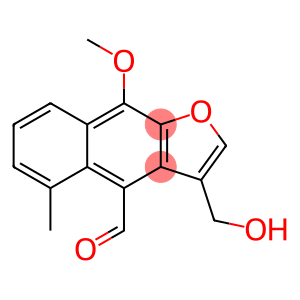 Naphtho[2,3-b]furan-4-carboxaldehyde, 3-(hydroxymethyl)-9-methoxy-5-methyl-