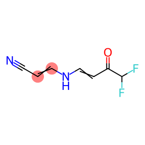 2-Propenenitrile,  3-[(4,4-difluoro-3-oxo-1-butenyl)amino]-  (9CI)