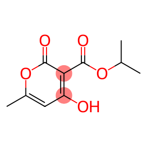 2H-Pyran-3-carboxylic acid, 4-hydroxy-6-methyl-2-oxo-, 1-methylethyl ester (9CI)