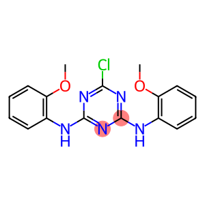 1,3,5-Triazine-2,4-diamine, 6-chloro-N2,N4-bis(2-methoxyphenyl)-